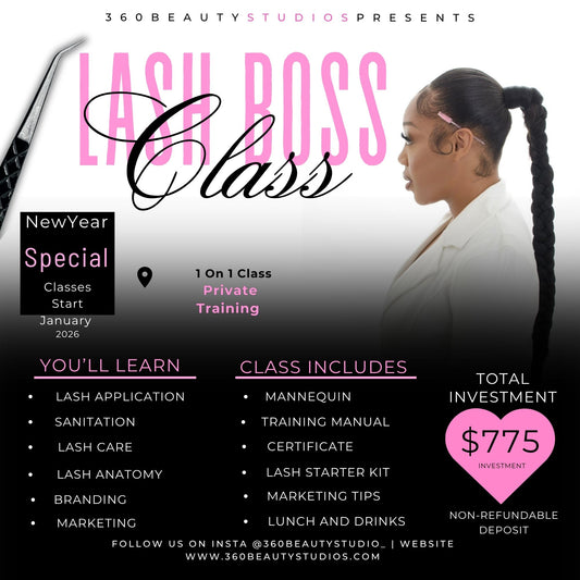 2 Day Lash Mastery 1:1 Course ( Classic, Hybrid, Volume Sets )